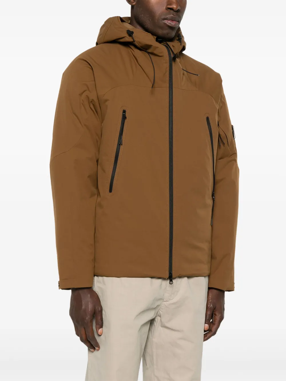 C.P. Company Pro-Tek jack met capuchon Bruin