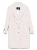 Balmain Kids fringed peacoat - Neutrals