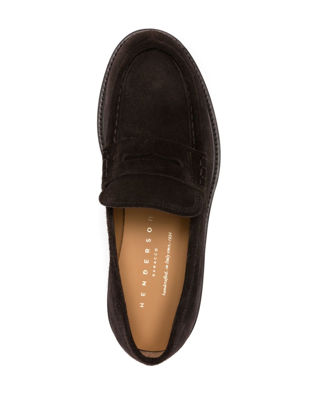 Henderson Baracco suede loiafers Brown