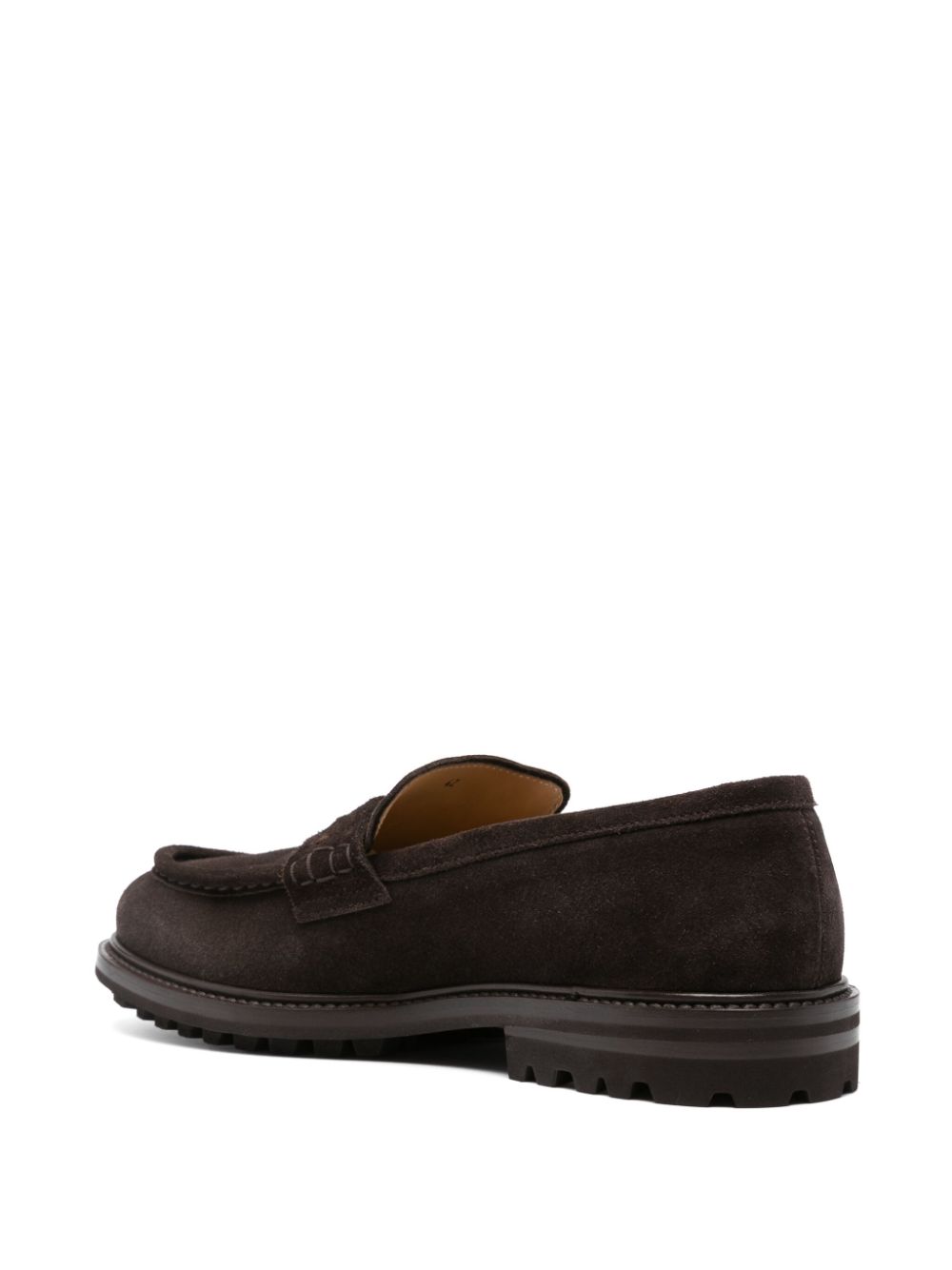 Henderson Baracco suede loiafers Brown