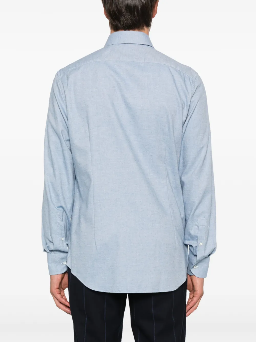 Corneliani Gemêleerd overhemd Blauw