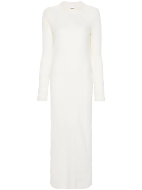 Robe en maille à coupe longue - Jil Sander - Modalova