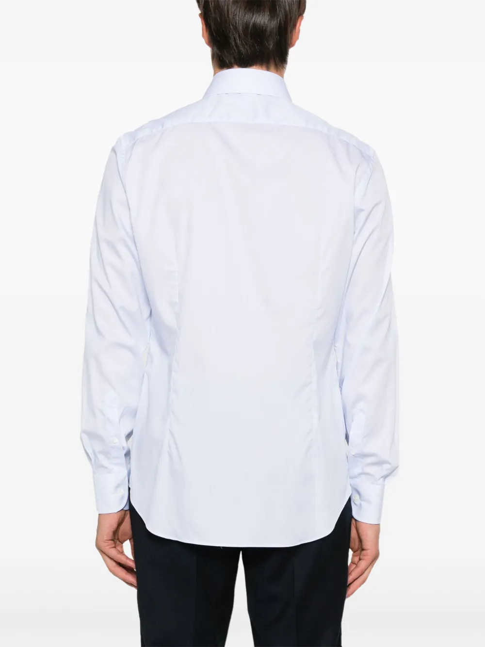Corneliani Gestreept overhemd Blauw