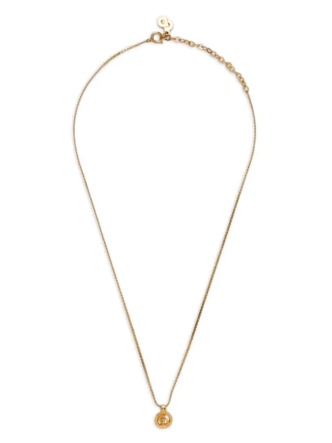 Christian Dior Pre-Owned CD-pendant necklace