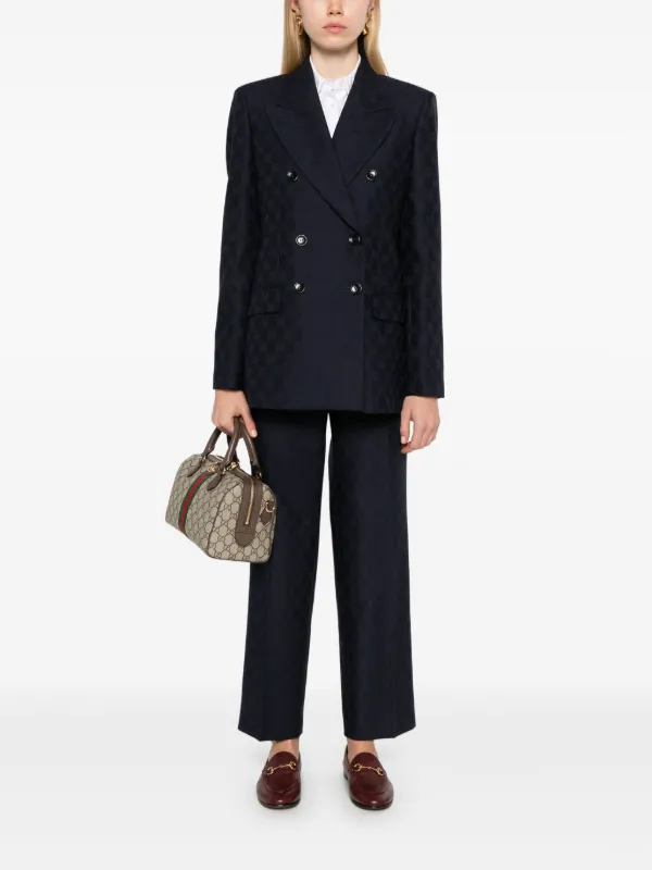 ★GUCCI★GG ウール パンツ Gucci GG Wool Trousers | Blue | FARFETCH JO