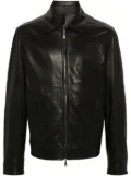 Tagliatore leather jacket - Black