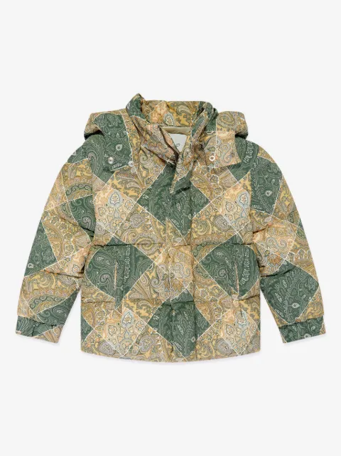 ETRO KIDS paisley-print puffer jacket