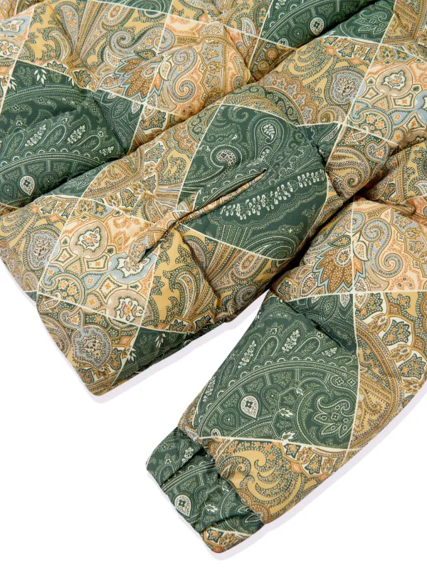 ETRO KIDS paisley-print Puffer Jacket Green FARFETCH ID