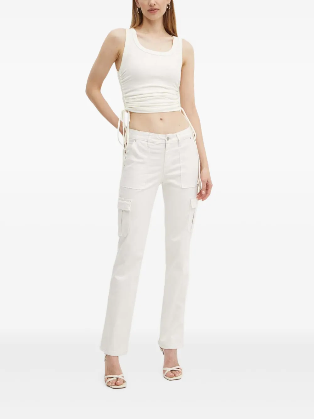 GUESS USA Straight cargo broek - Wit
