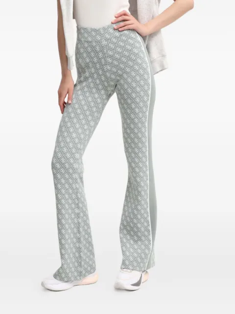 GUESS USA 4G-pattern side-stripe trousers
