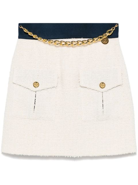 Elisabetta Franchi tweed mini skirt 