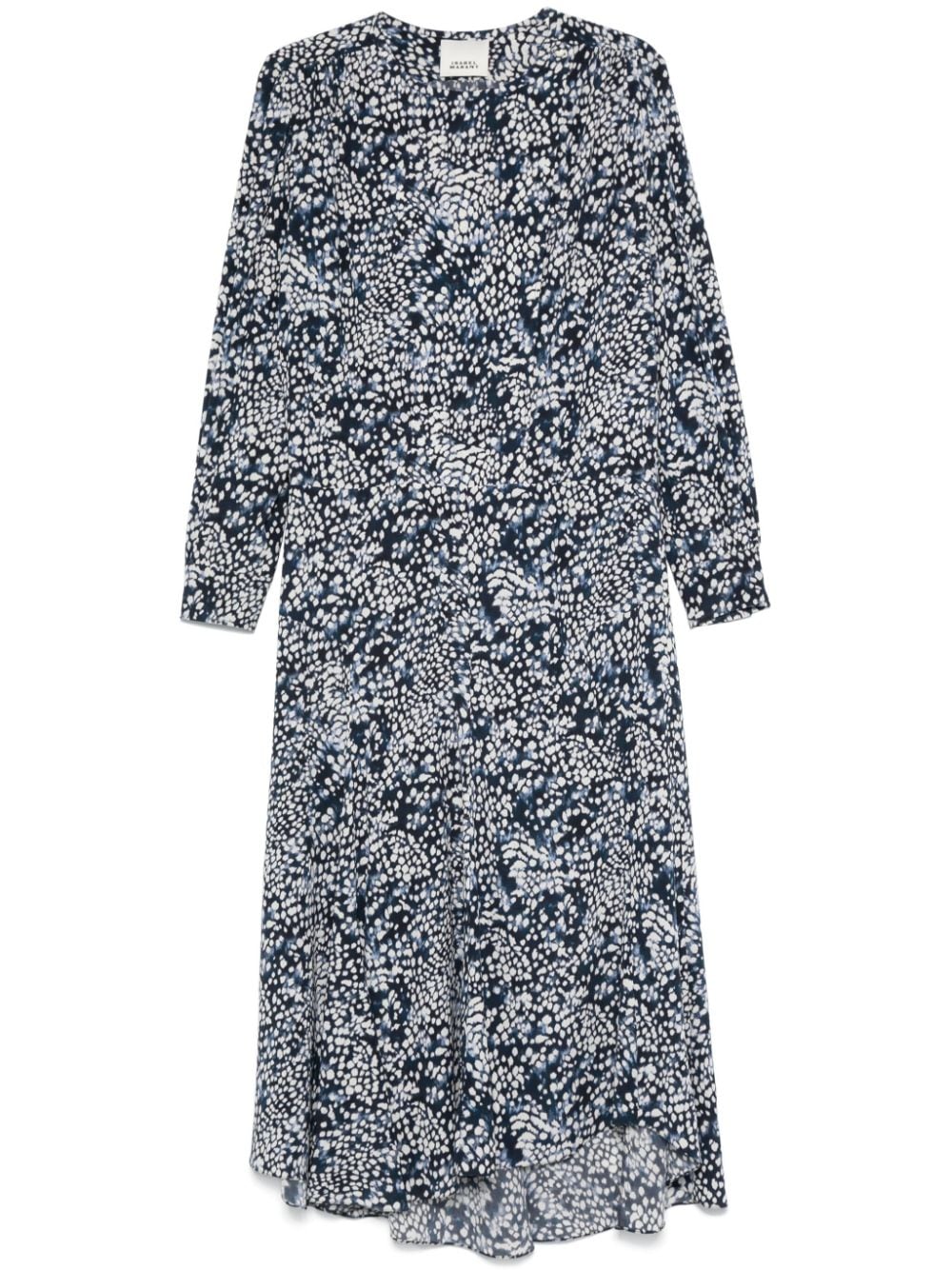 Shop Isabel Marant Hanane Midi Dress In Blue