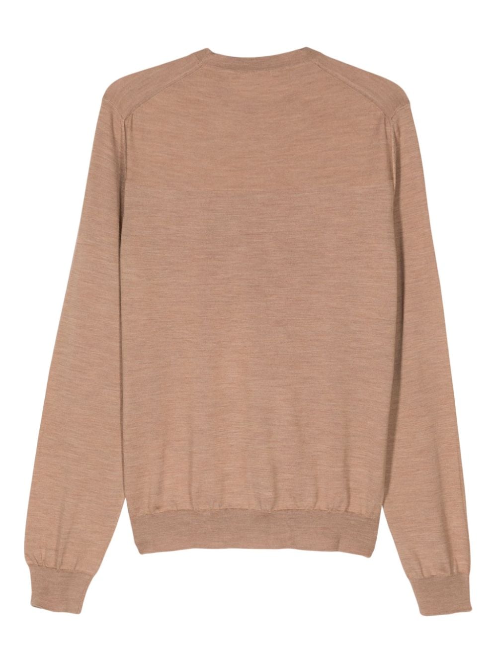 Shop Jil Sander Crew-neck Sweater In Brown