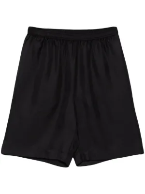 【関税込み】Loulou de Saison ブラック Seto ショートパンツ LouLou De Saison デニムショートパンツ | ブラック | FARFETCH JP