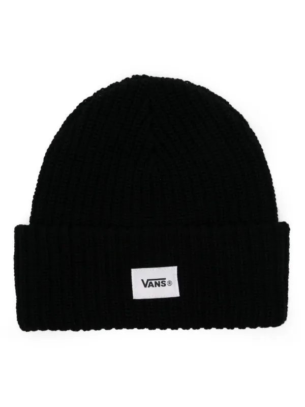 Vans Bonnet a Patch Logo Noir FARFETCH CM