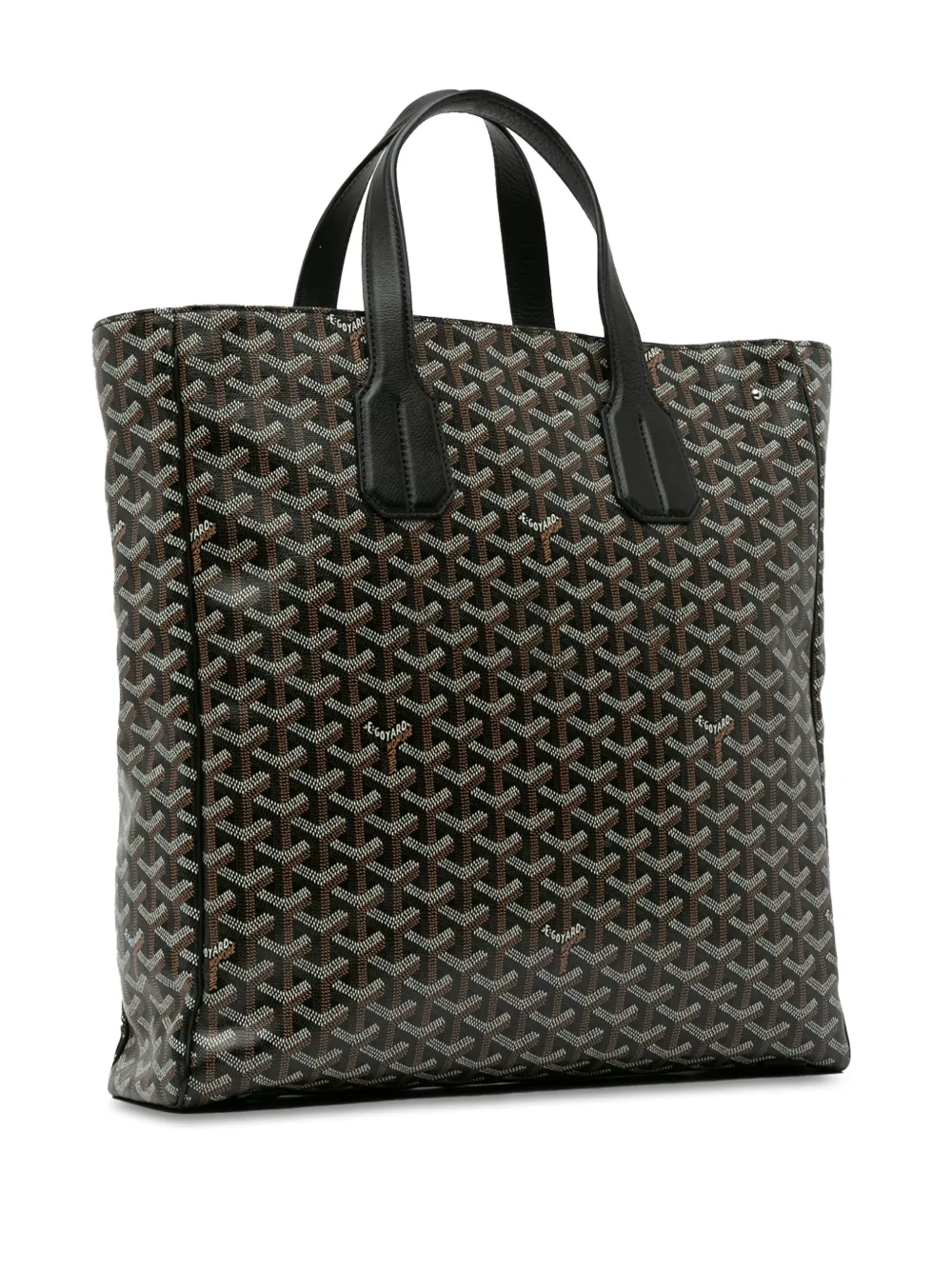 Pre-owned Goyard 2019 Ine Voltaire Satchel In Black