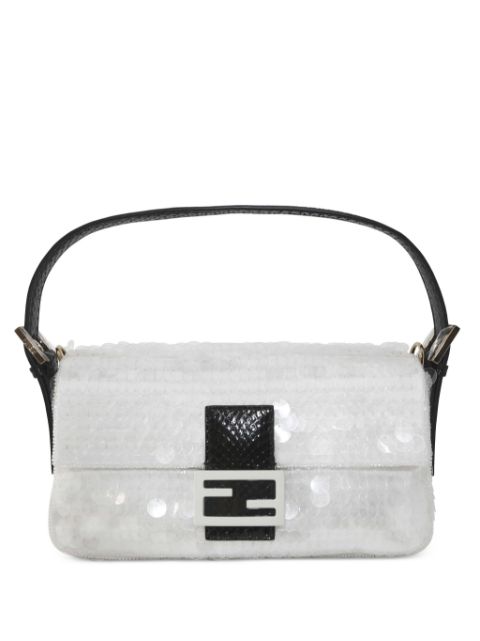 Fendi Baguette sequinned shoulder bag