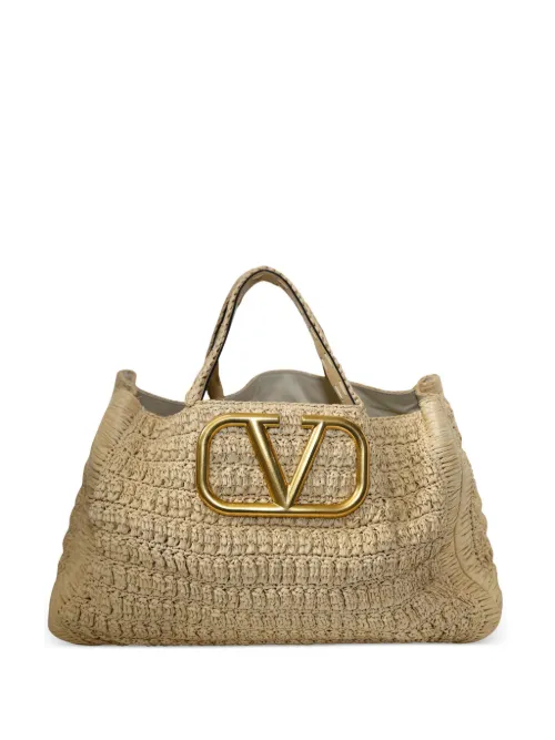 Sac cabas en crochet - Valentino Garavani Pre-Owned - Modalova