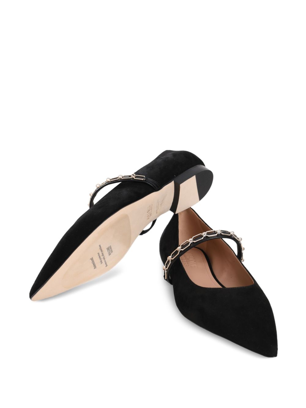 Malone Souliers Virna ballerina's Zwart