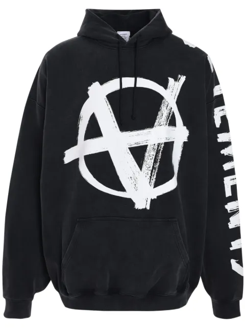 VETEMENTS hoodie Double Anarchy