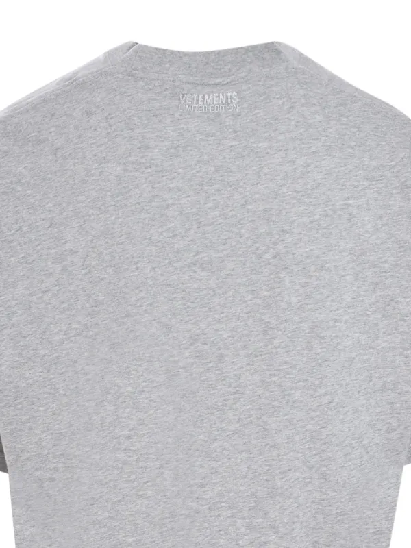 VETEMENTS Lucky T-Shirt Company グレーTシャツ Vetements