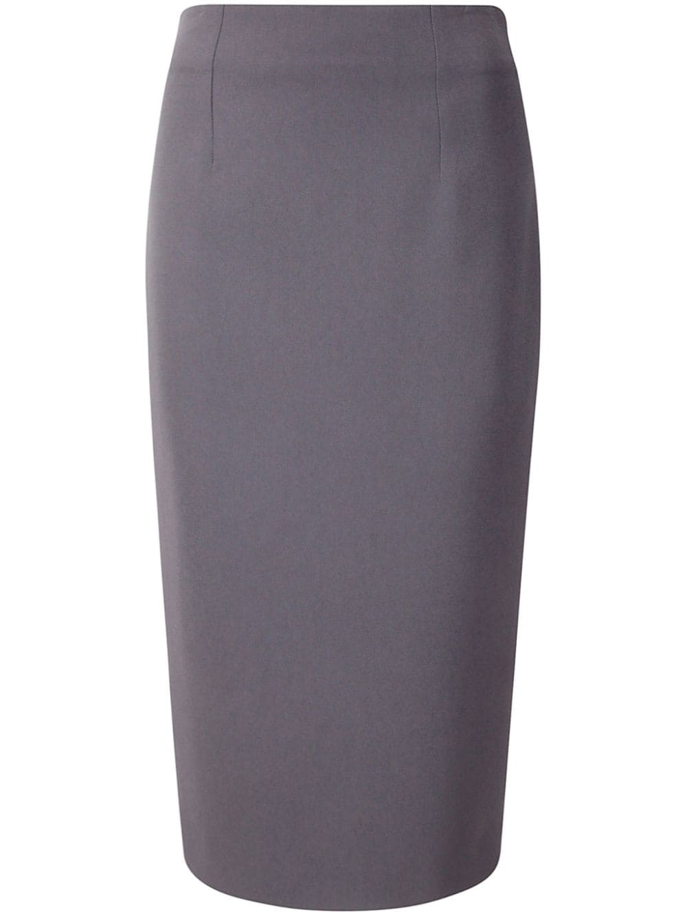 Alberto Biani high-waisted pencil skirt - Grigio