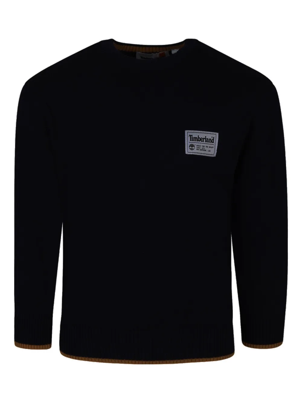 Timberland Kids logo-appliqué jumper | Blue | Image 1