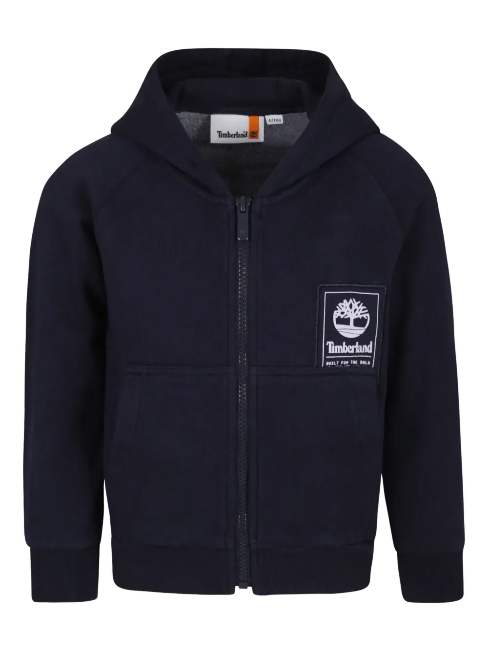 Timberland Kids Hoodie met logo-applicatie Blauw