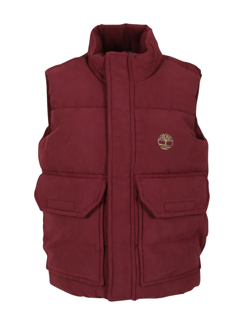 Timberland Kids Bodywarmer met logoprint Rood