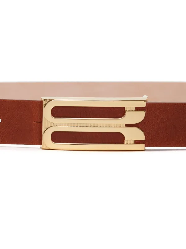 【関税込み】Victoria Beckham ブラウン Frame ベルト Victoria Beckham Frame ベルト | ブラウン | FARFETCH JP