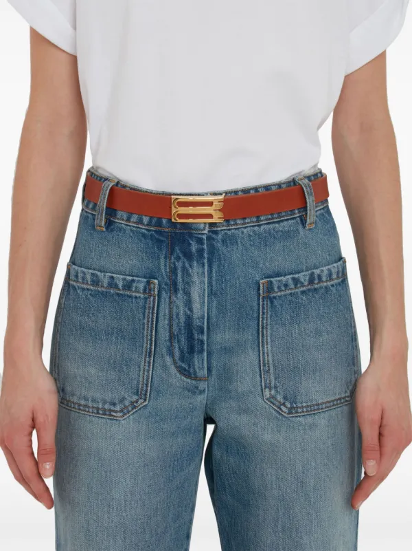 【関税込み】Victoria Beckham ブラウン Frame ベルト Victoria Beckham Frame ベルト | ブラウン | FARFETCH JP