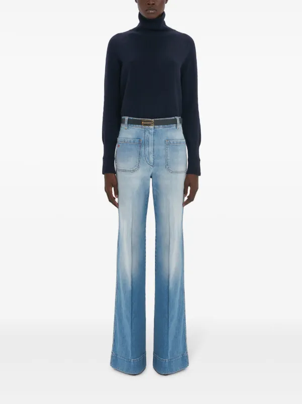 Victoria Beckham Alina high-waisted Jeans | Blue | FARFETCH