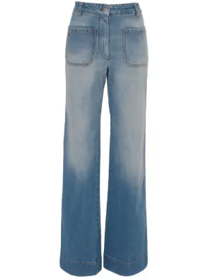 【Victoria Beckham】ミディアムウエストフレアジーンズ Jeans – Victoria Beckham Inc