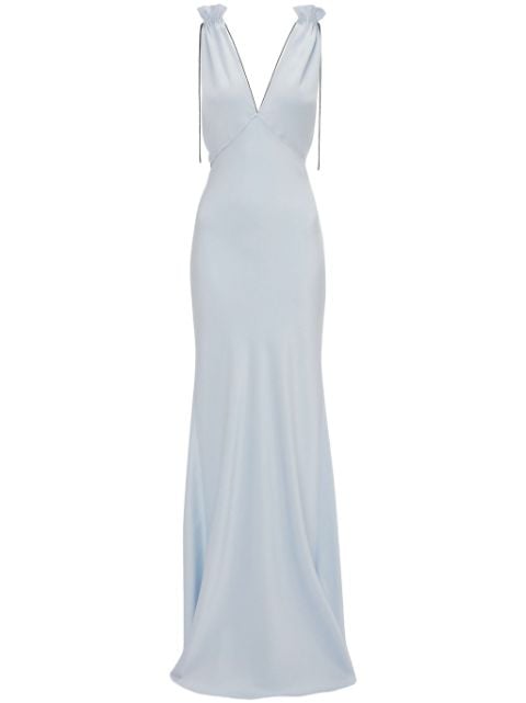 Victoria Beckham gathered-detail gown