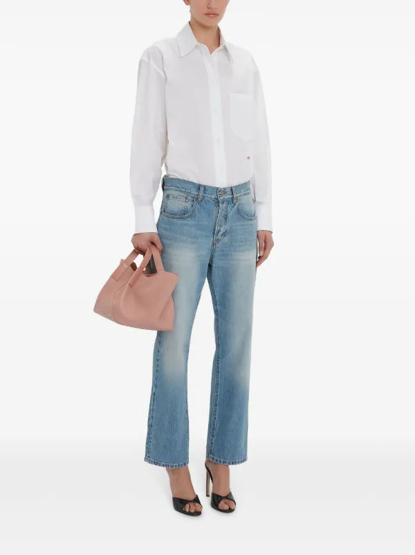 Victoria Beckham Mini W11 Tote Bag | Pink | FARFETCH CA