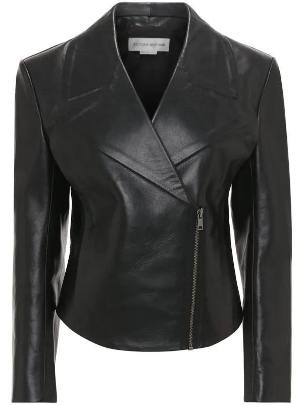 Victoria beckham leather jacket sales