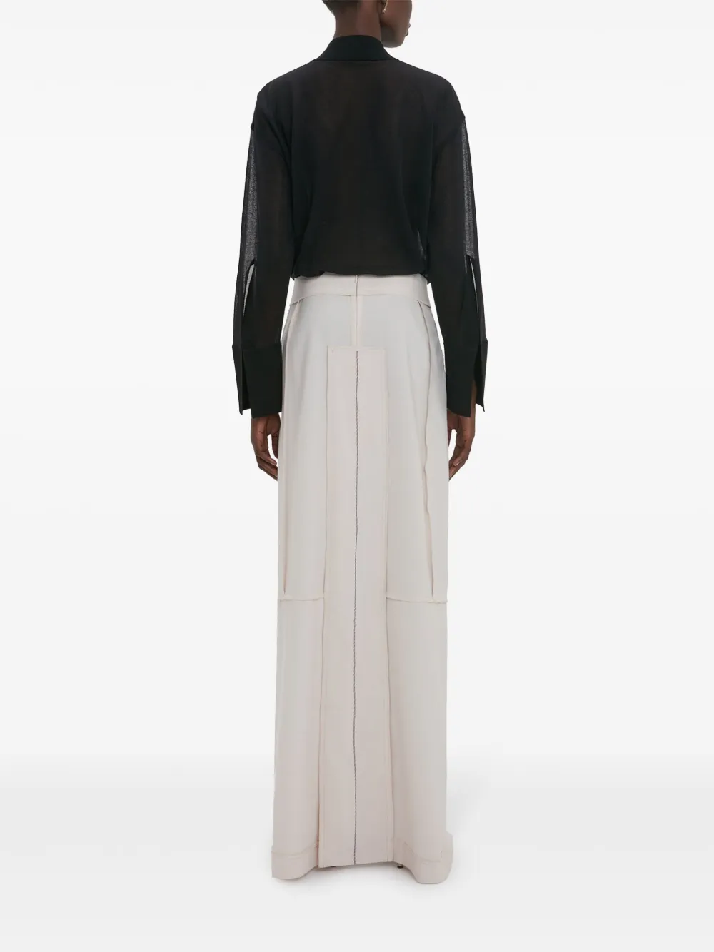 Victoria Beckham Overhemd met zakdetail Zwart