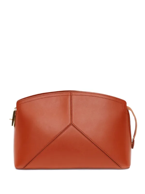 Victoria Beckham Victoria Clutch Bag Brown FARFETCH