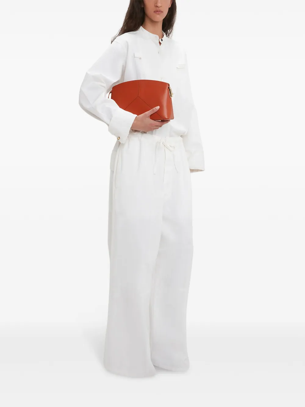 Victoria Beckham Victoria clutch bag - Bruin