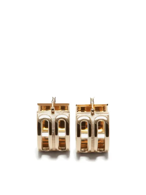Victoria Beckham Frame hoop earrings