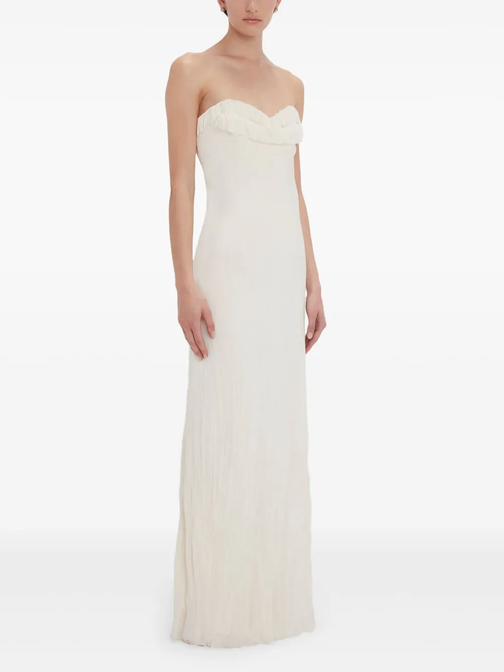 Victoria Beckham corset-style gown - Wit