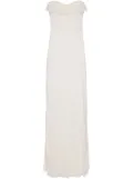 Victoria Beckham corset-style gown - White