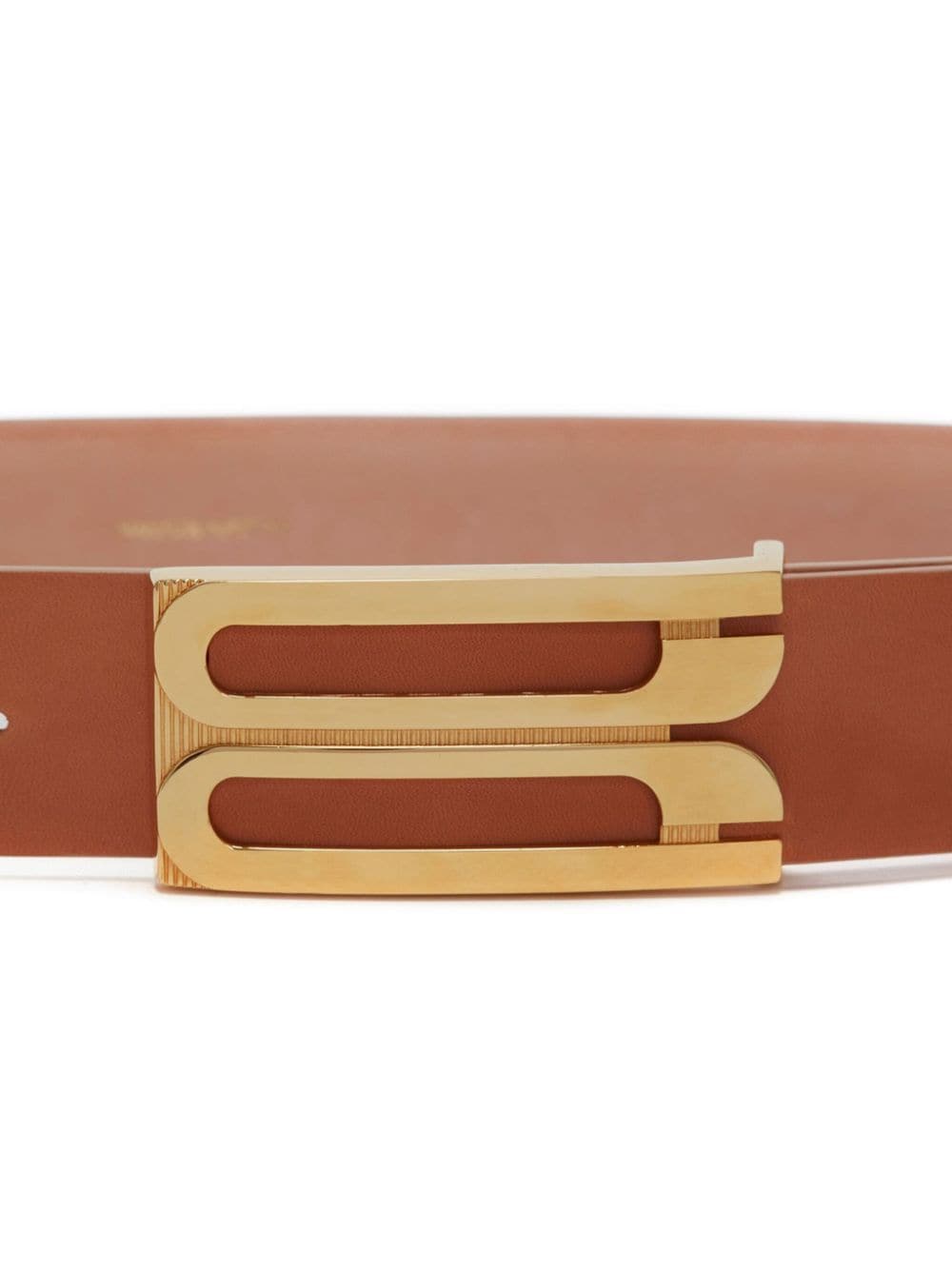 Victoria Beckham Jumbo Frame belt - Bruin