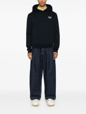 パーカー・フーディ A.P.C. SS25 Black cotton sweatshirt (COHBYM27920 LZZ) Dany sweater | Yak | A.P.C. Ready-to-Wear