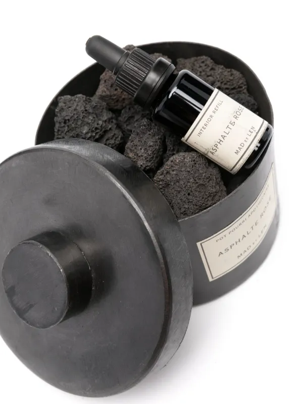 MAD Et LEN Asphalte Rose Pot Pourri Black FARFETCH BH