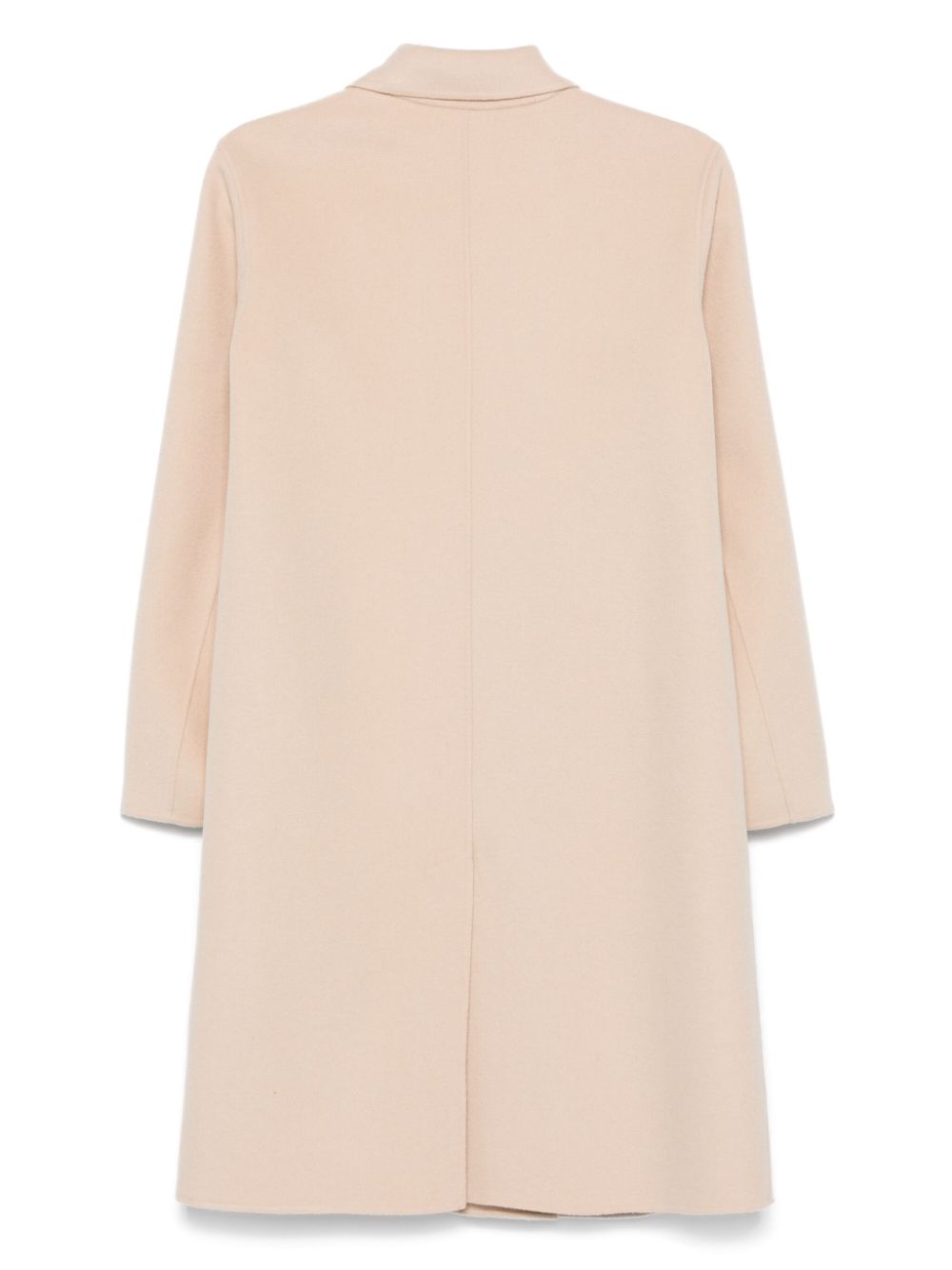 Shop Seventy Double-breasted Coat In Nude