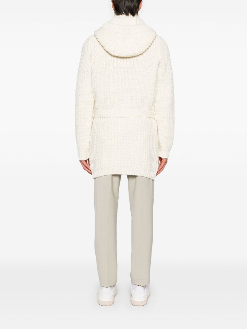 Shop Tagliatore Fernie Cardi-coat In White