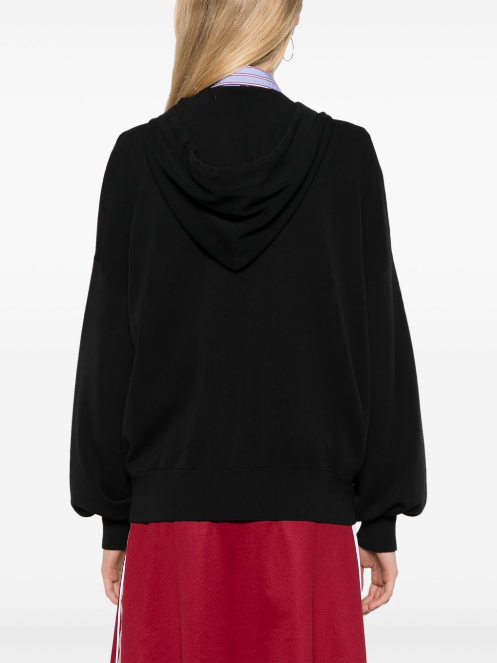 Shop Pinko Tirage Hoodie In Black