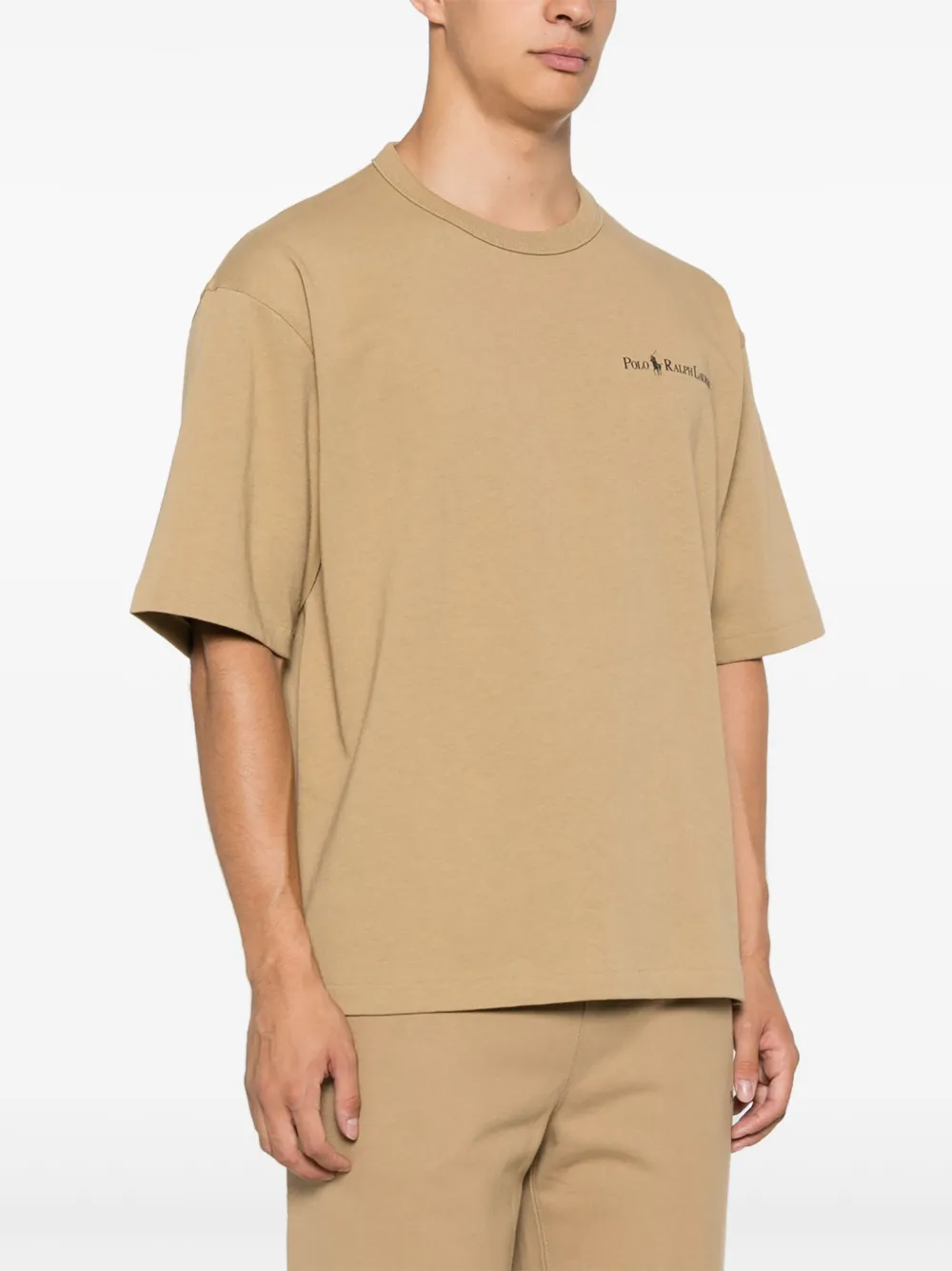 Polo Ralph Lauren T-shirt met logoprint Beige