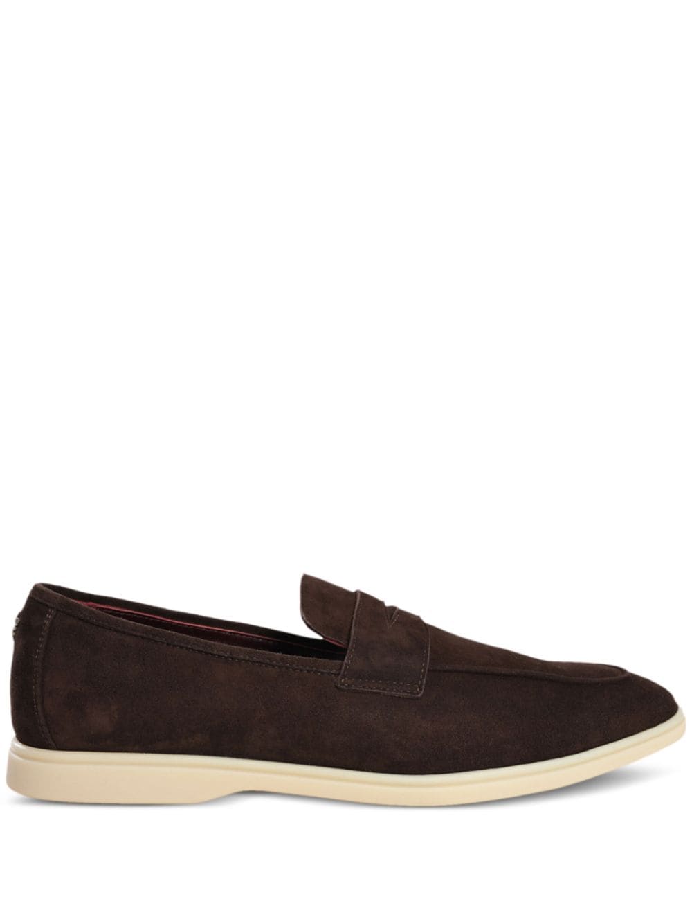 Bougeotte logo-appliqué detailing loafers - Brown